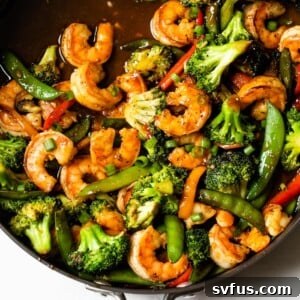 stir fry in a skillet