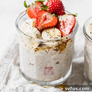Strawberry banana oats