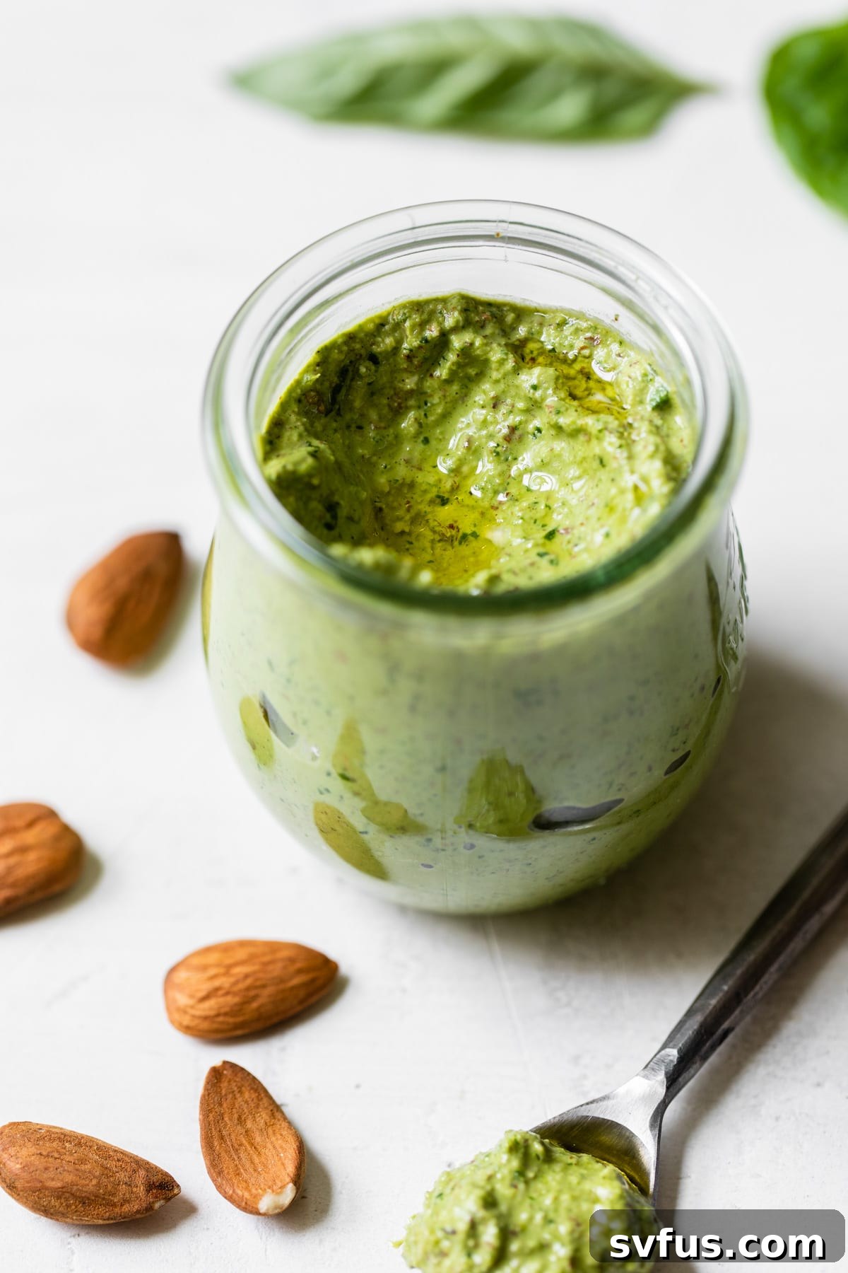 pesto in a jar