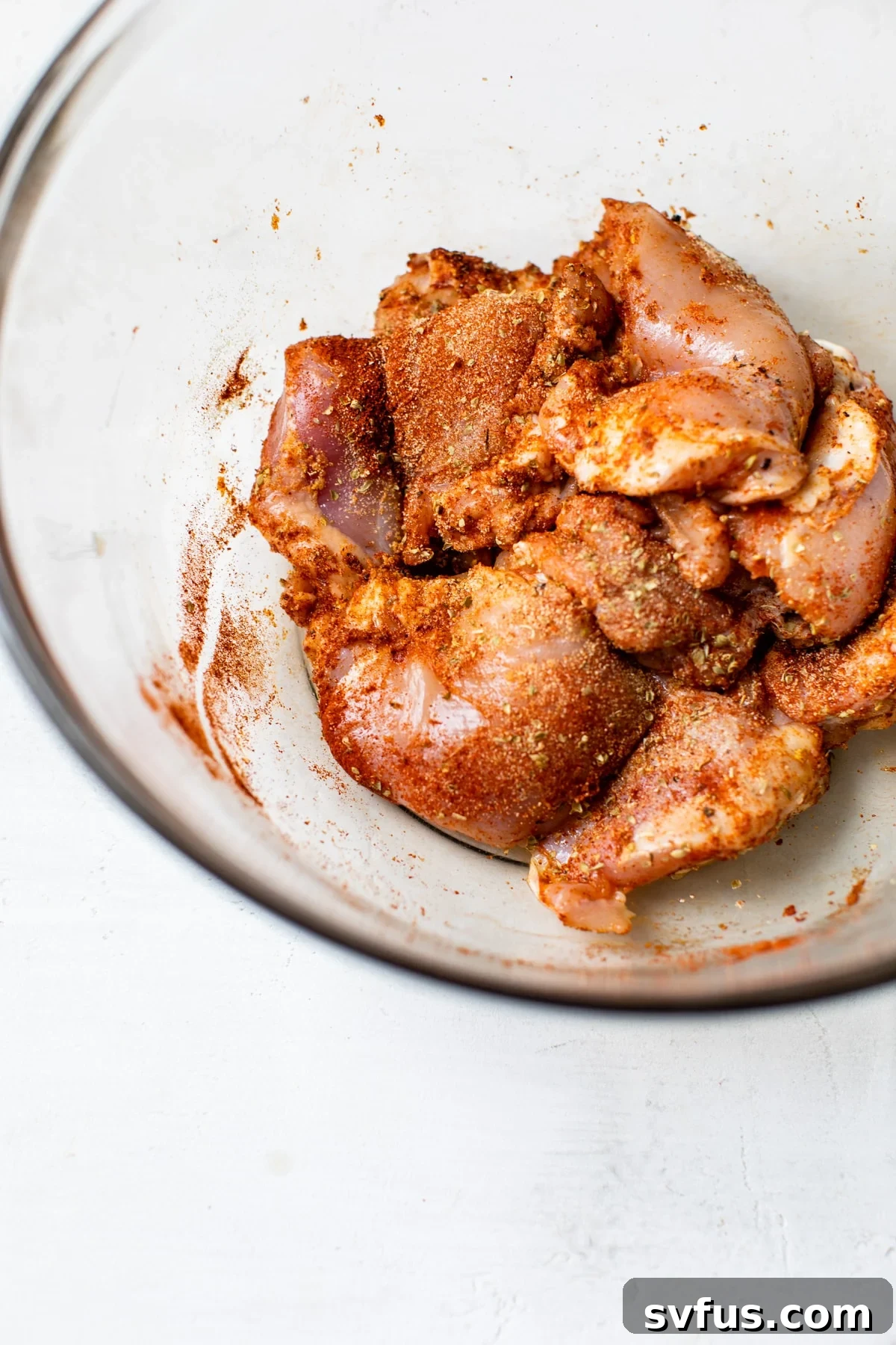 marinated chicken in a bowl