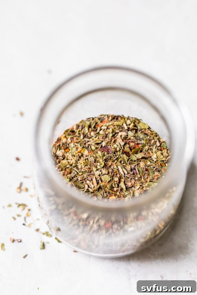 dry rub seasoning in a glass jar