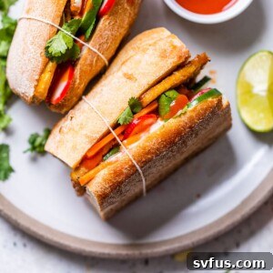 sandwich with sliced tofu and vegetables