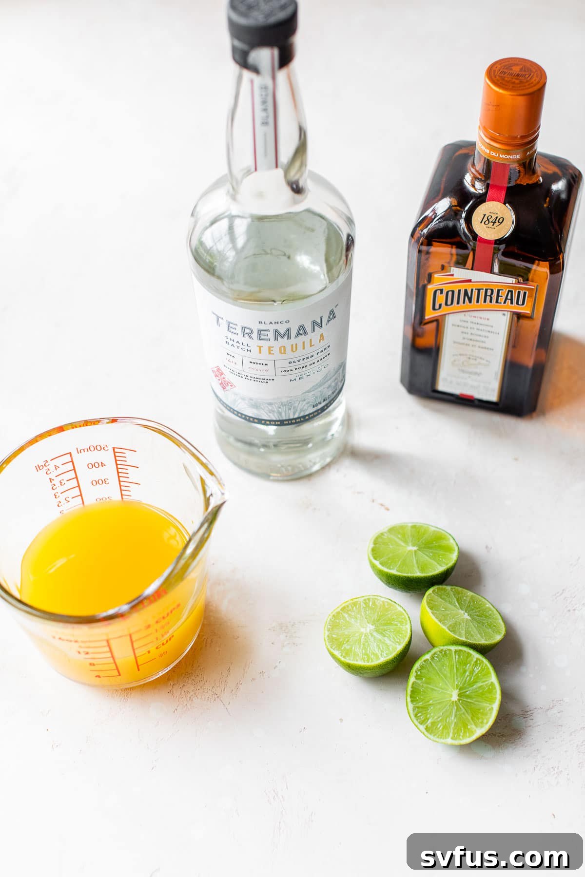 ingredients to make a margarita