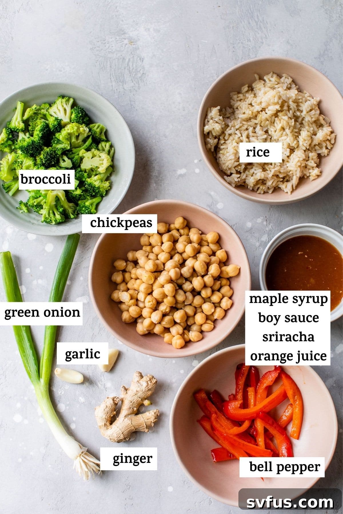 ingredients in bowls with text overlay