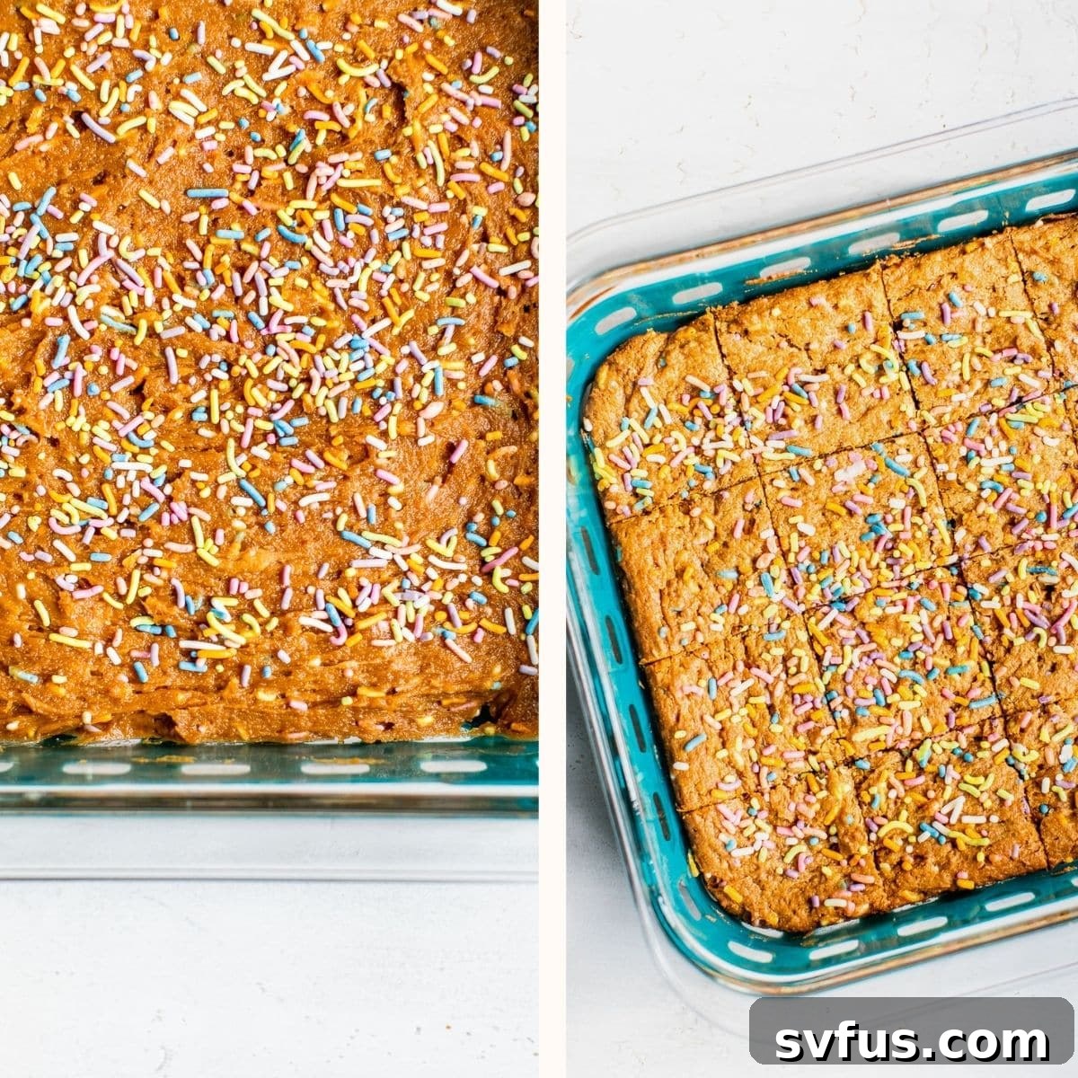 brownie batter in a baking pan