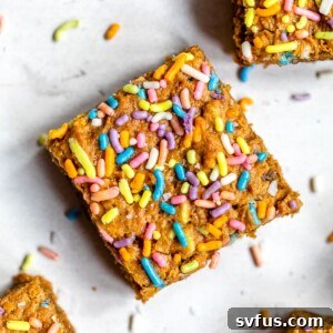 brownie with sprinkles on a table