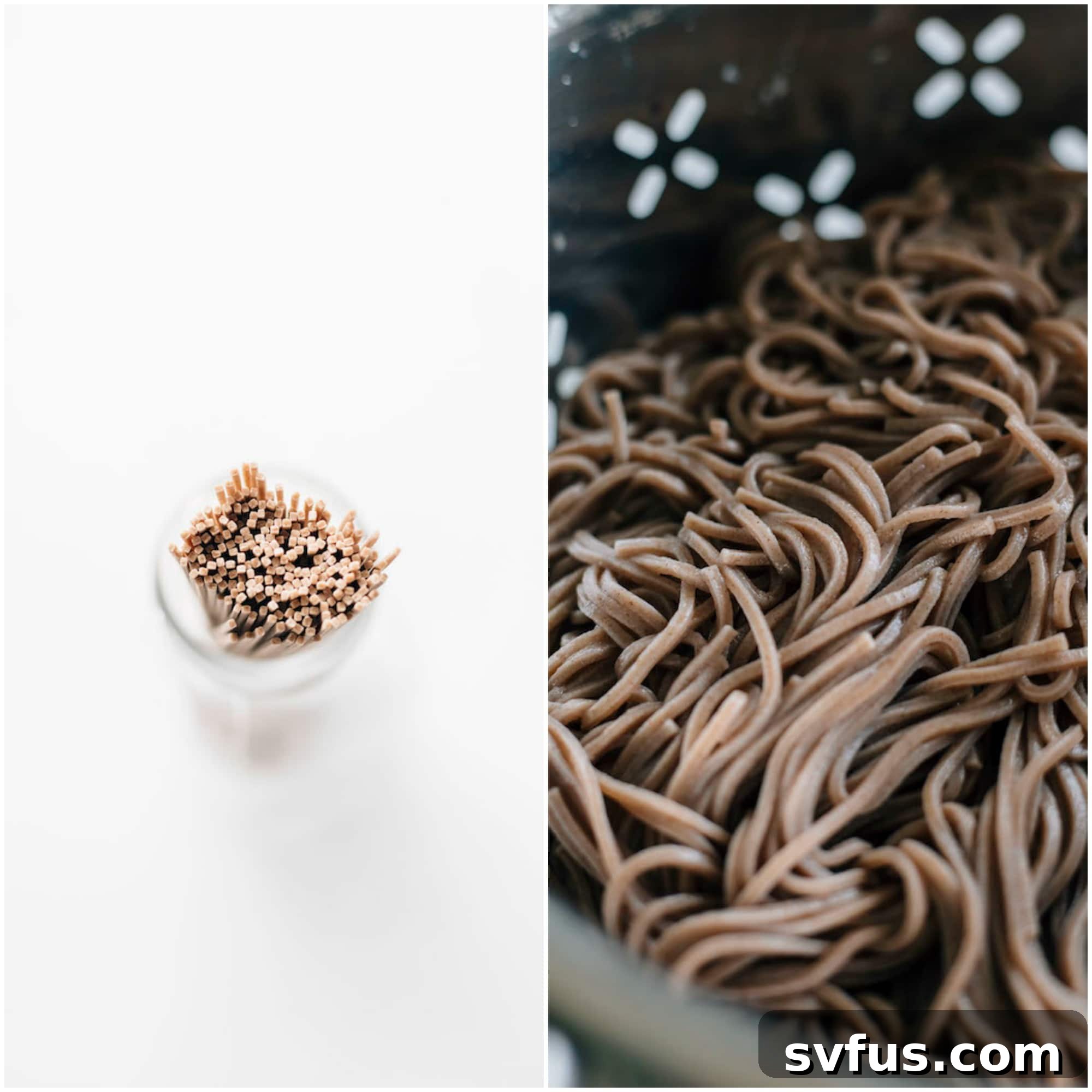 Tahini and Sesame Soba Noodles with Fresh Toppings