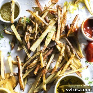 Crispy homemade French fries served at a DIY French Fry Bar.