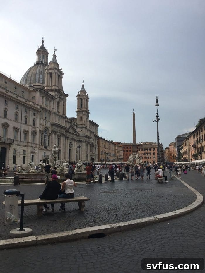 Stunning view of ancient Roman architecture under a blue sky