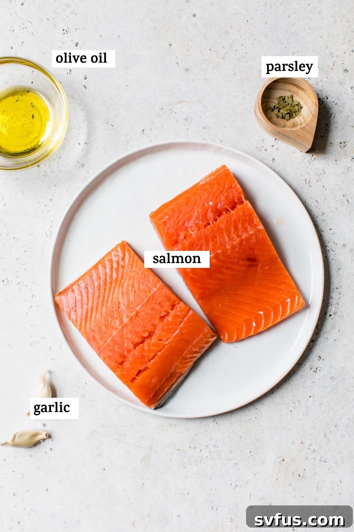 ingredients with text
