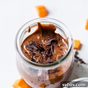 Chocolate Pudding in a jar