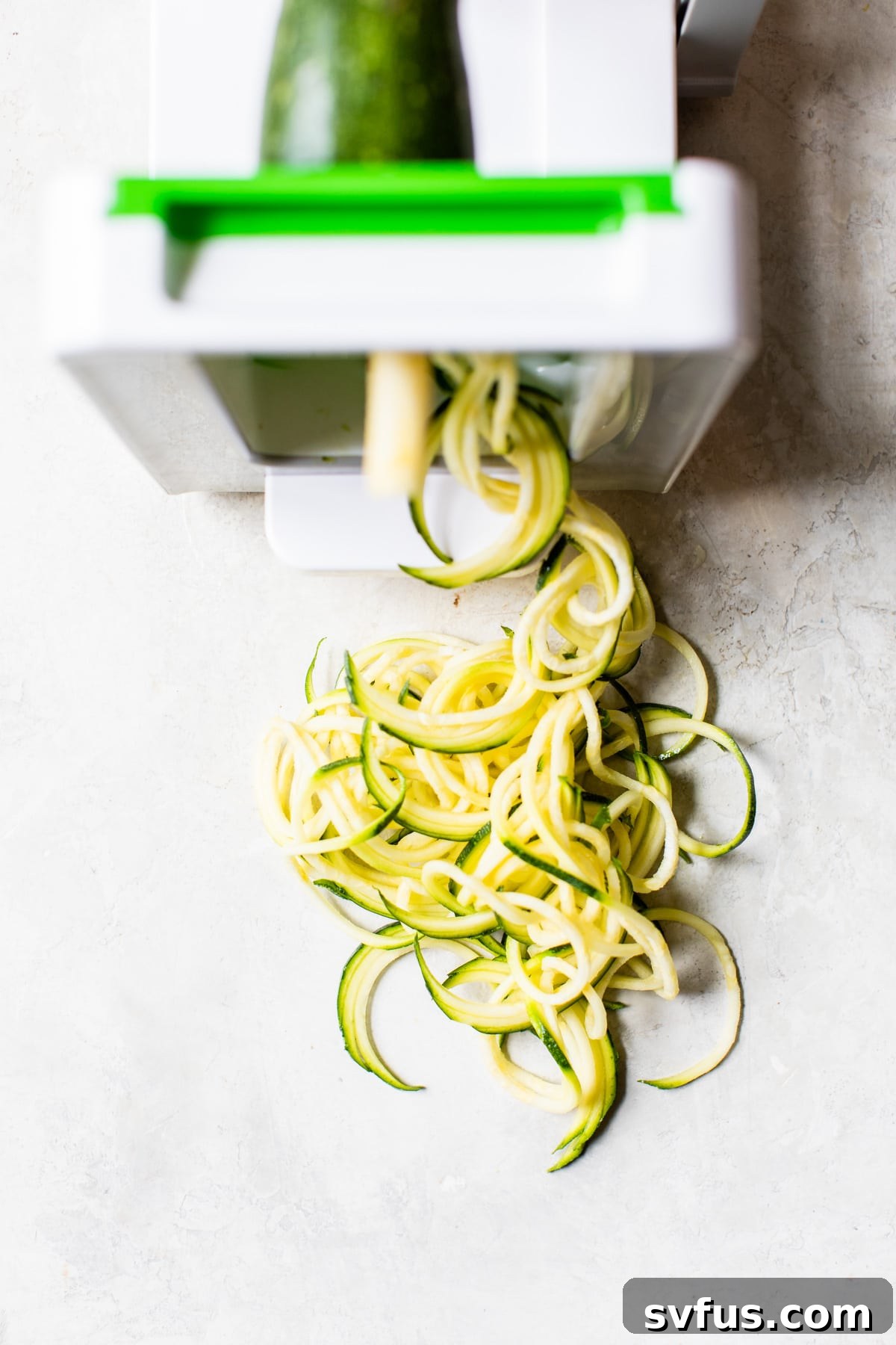 spiralized zucchini