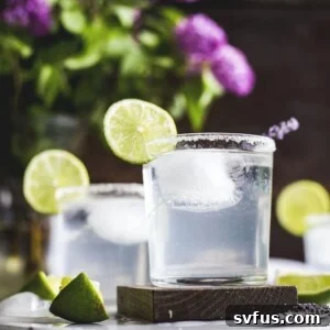 lavender margarita | a light and refreshing boozy drink!