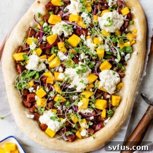 Chorizo Mango Pizza