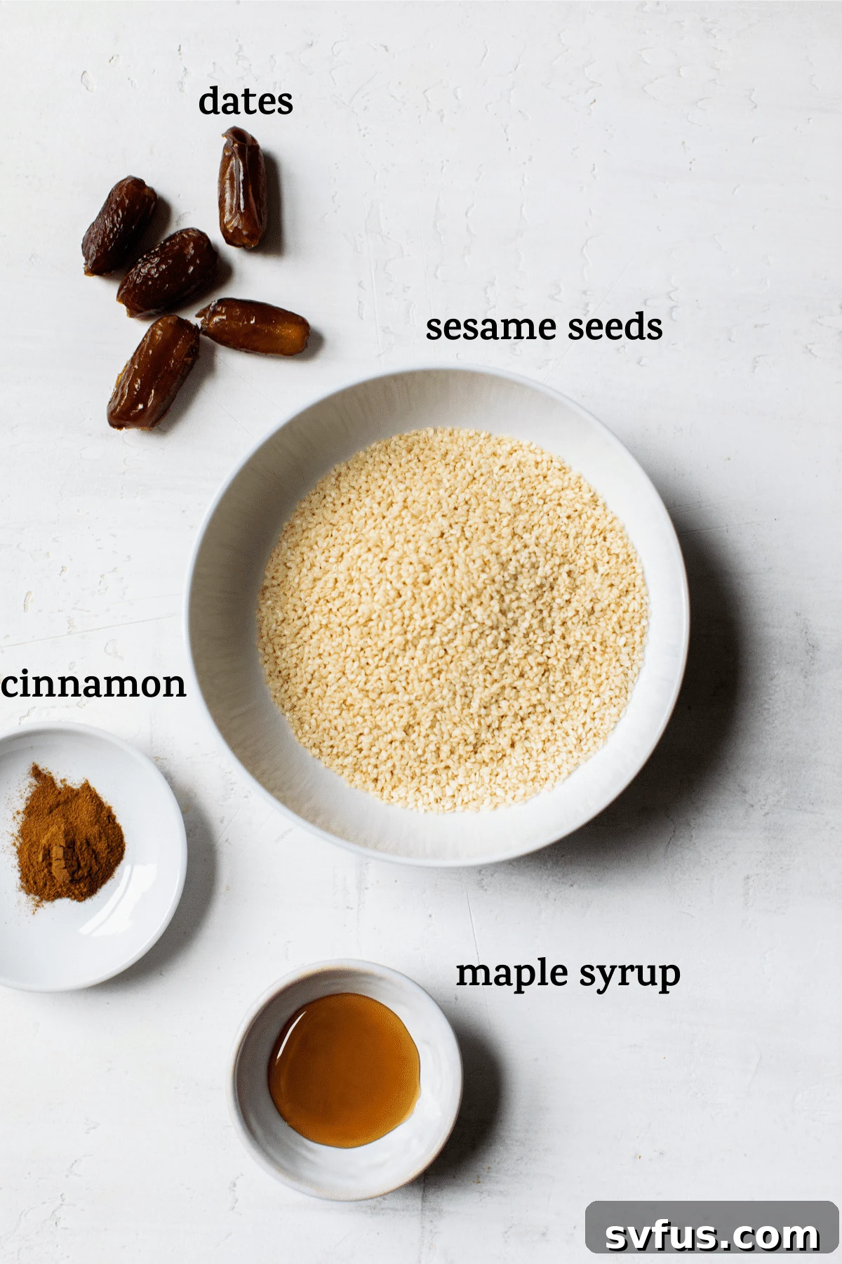ingredients to make milk with text overlay