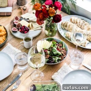 Apple Pecan Salad with a healthy holiday meal.