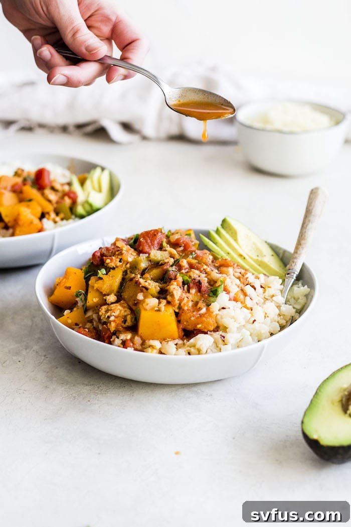 Butternut Squash Chili | #whole30 | thealmondeater.com