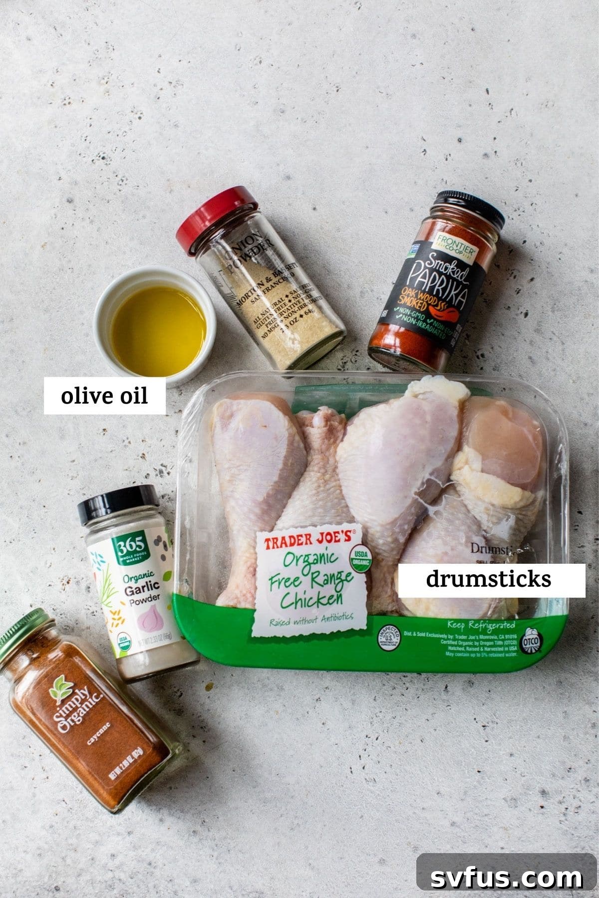 ingredients with text overlay