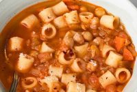 Rustic Chickpea Pasta