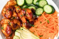 Backyard BBQ Shrimp Bowls