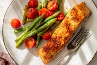 Sheet Pan Salmon Dinner with Roasted Veggies in 30 Minutes